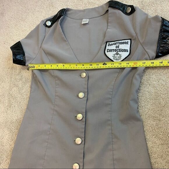 Dreamgirl corrections officer Halloween costume outfit size large - Picture 11 of 13
